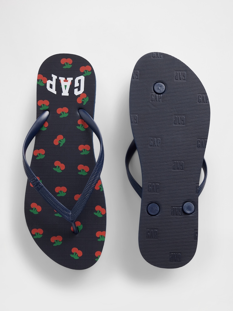 Gap Logo Flip Flops