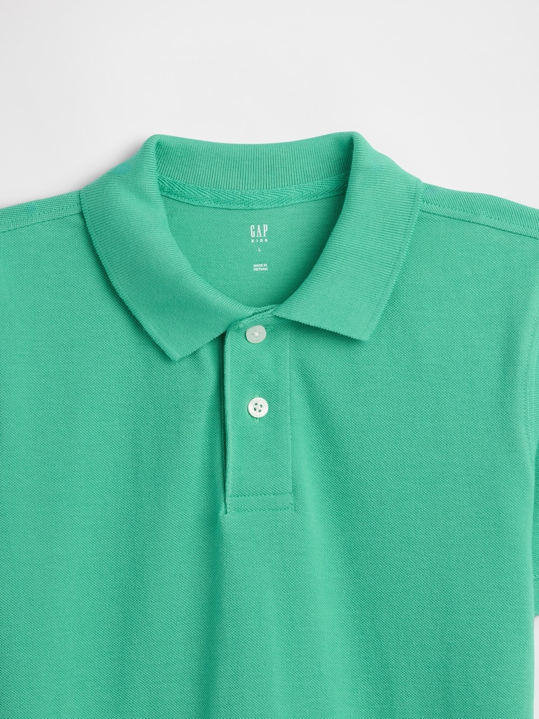 Kids Pique Polo Shirt