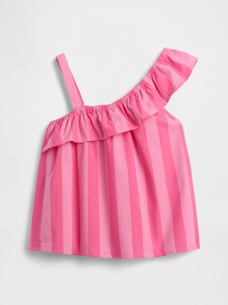 Kids One-Shoulder Ruffle Top