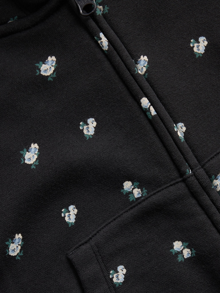 Kids VintageSoft Oversized Logo Zip Hoodie