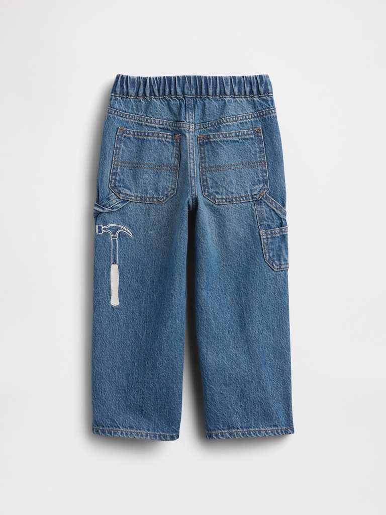 Baby & Toddler Pull-On Baggy Cargo Jeans