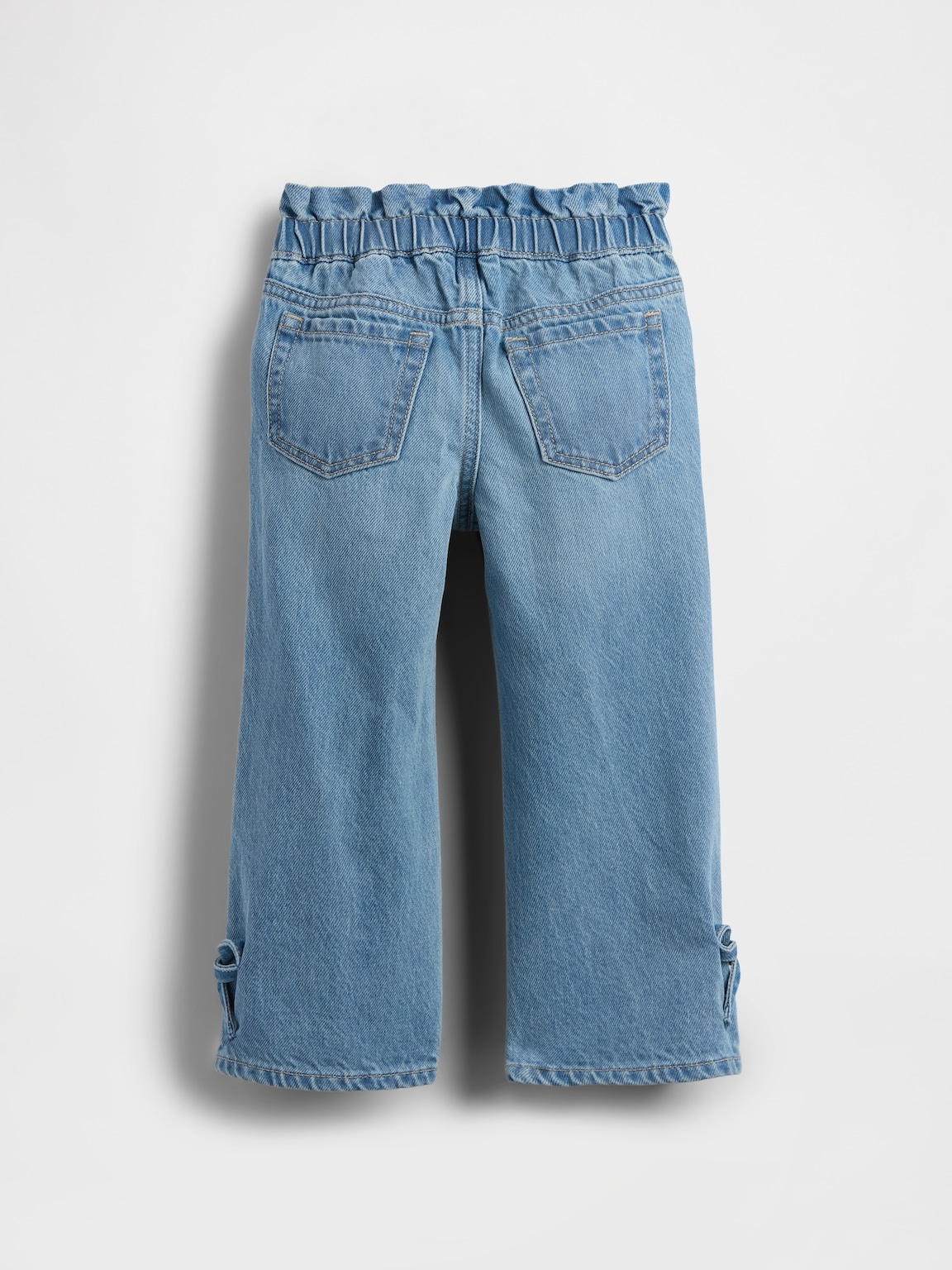 Baby & Toddler Bow Split-Hem Stride Jeans