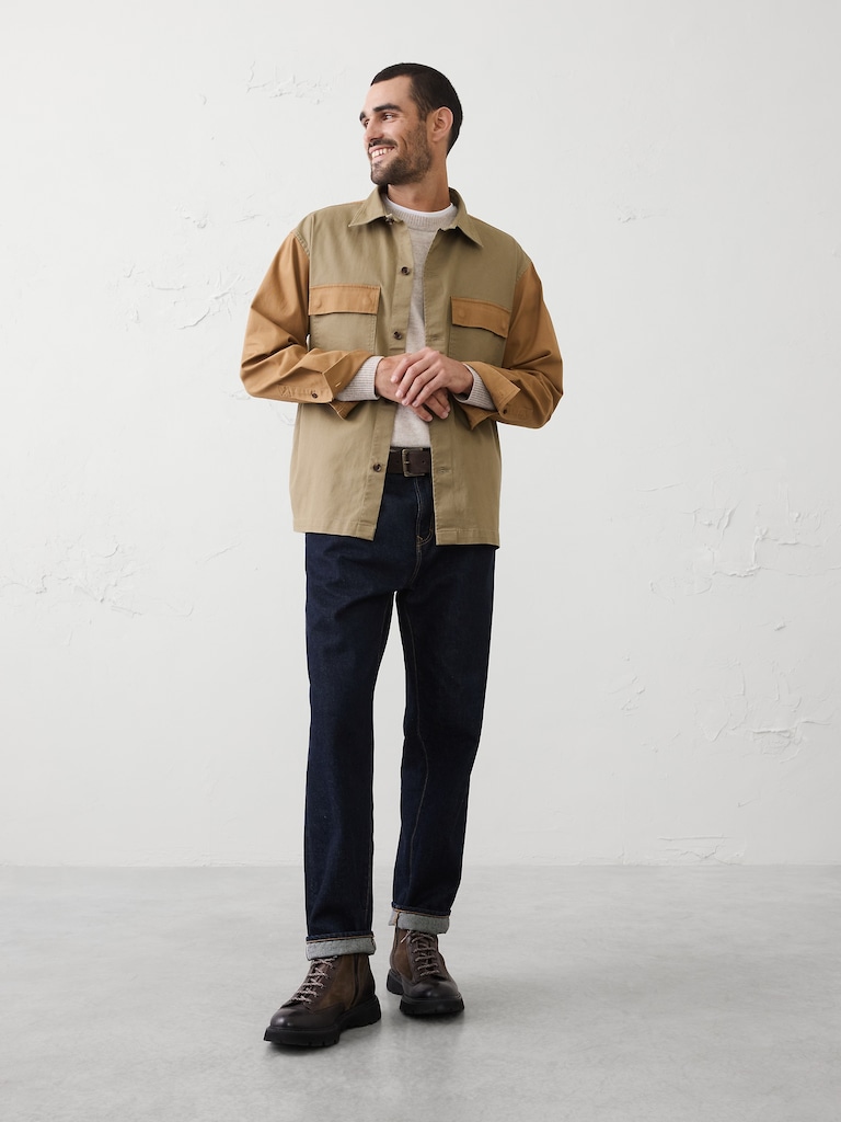 Relaxed-Fit Surplus Overshirt