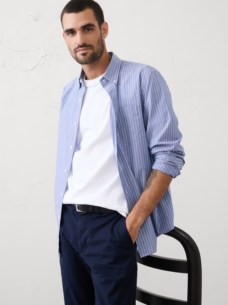Slim-Fit Softwash Cotton Shirt