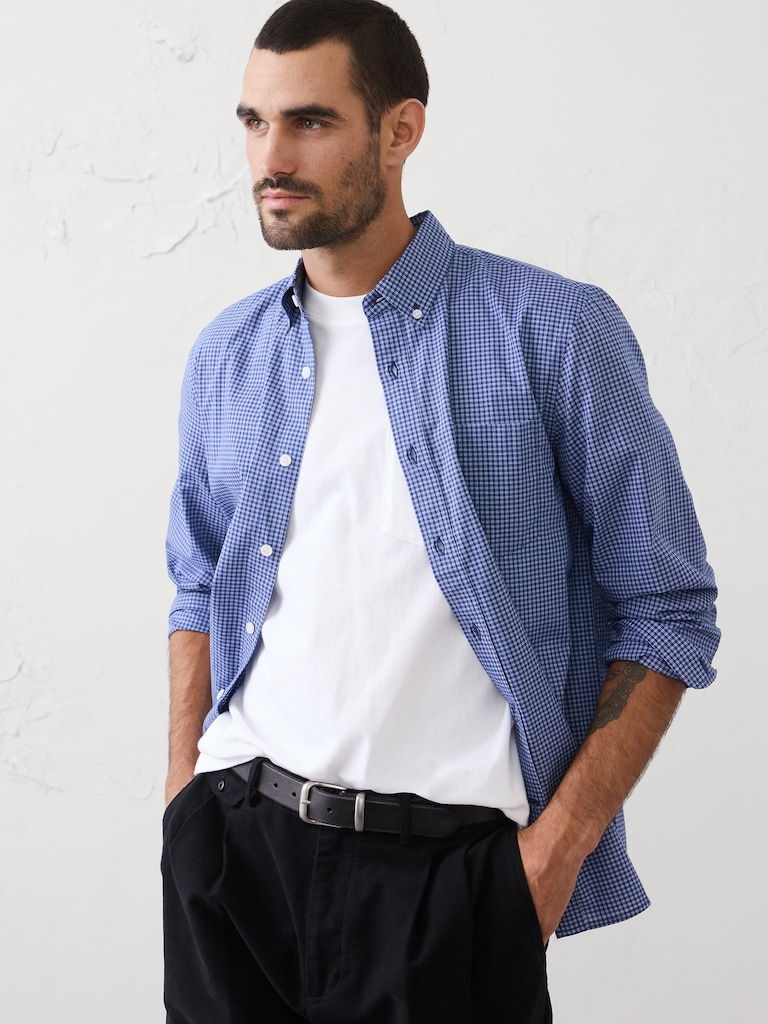 Slim-Fit Softwash Cotton Shirt