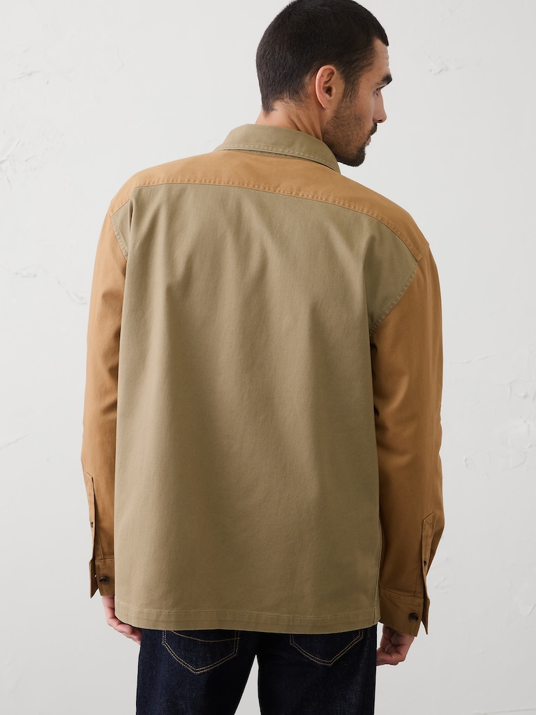 Relaxed-Fit Surplus Overshirt