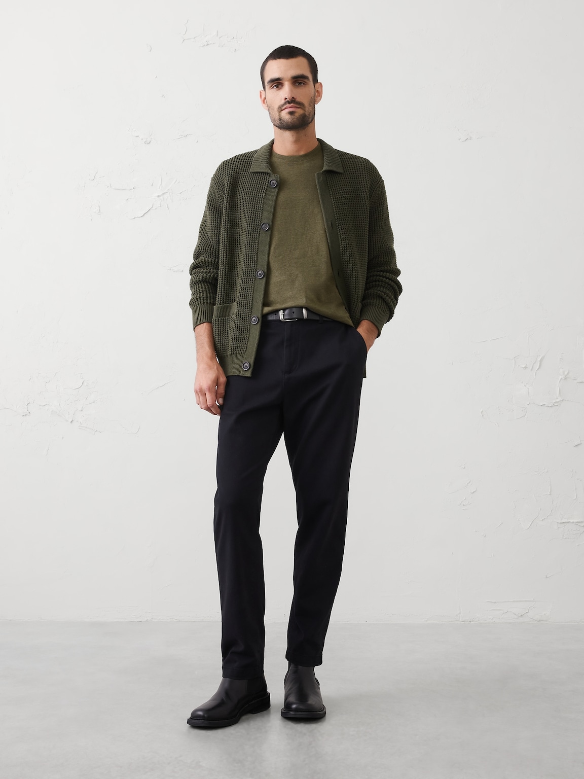 Standard-Fit Premium Wash Crew-Neck T-Shirt