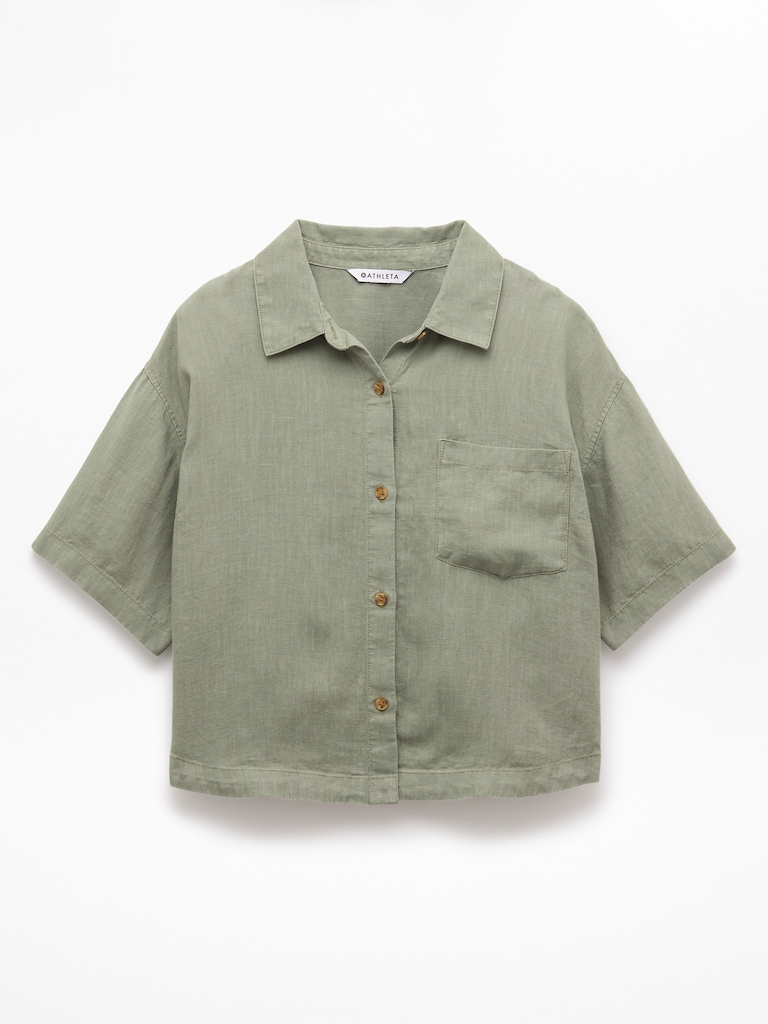 Retreat Linen Short Sleeve Shirt