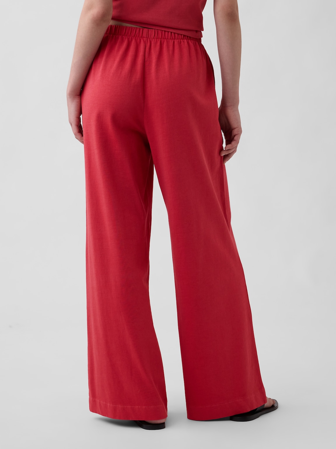 Knit Wide-Leg Pants