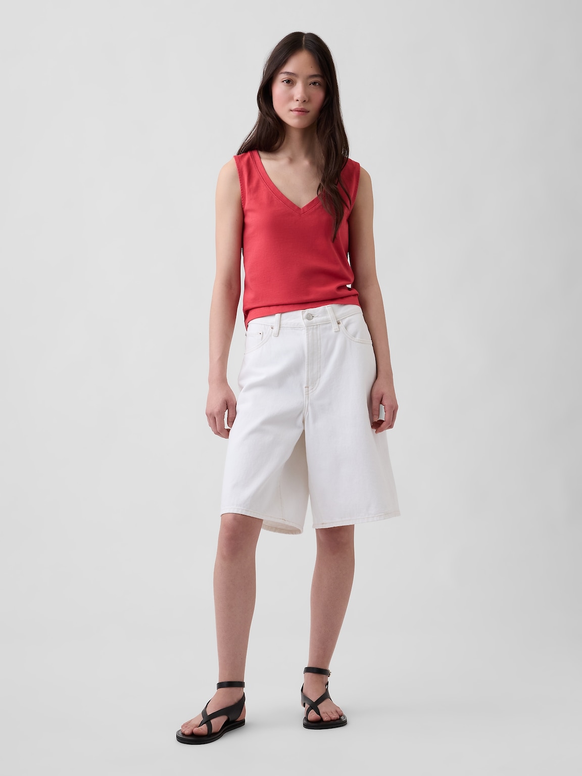 Knit Crop Tank Top