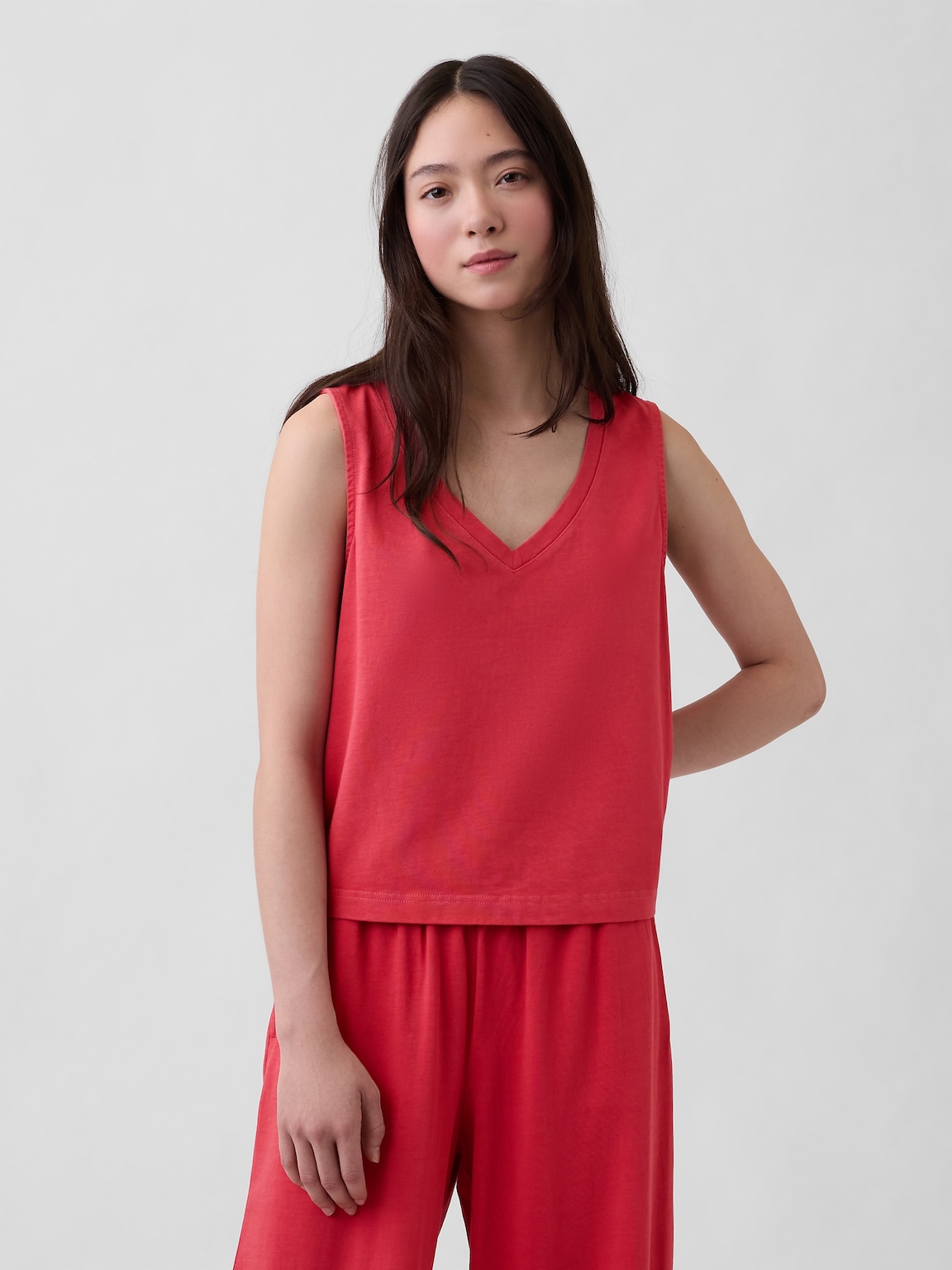 Knit Crop Tank Top