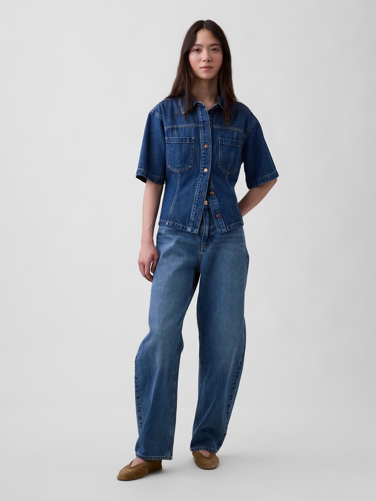 UltraSoft Denim Pocket Shirt