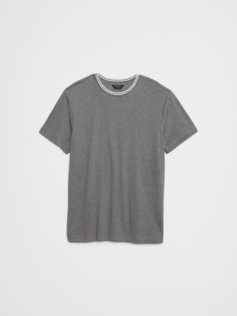 Slim-Fit Luxe Touch Crew-Neck Shirt