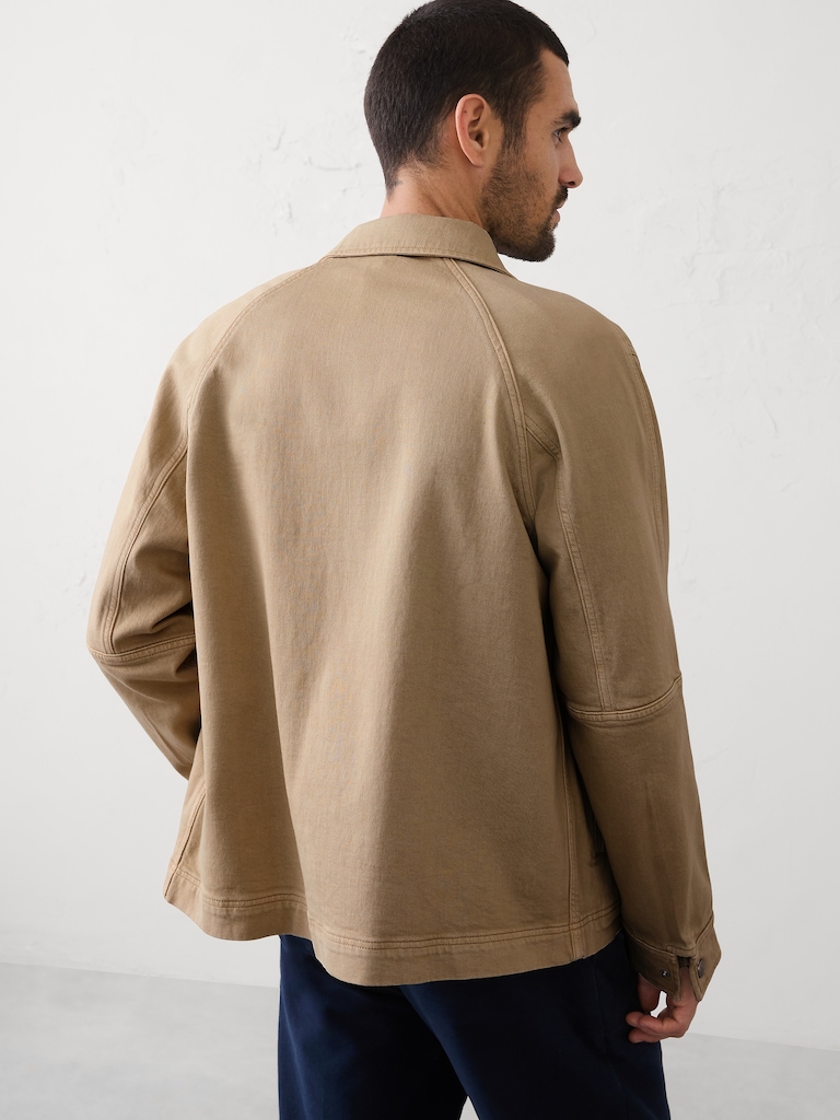 Relaxed Garment-Dyed Jacket
