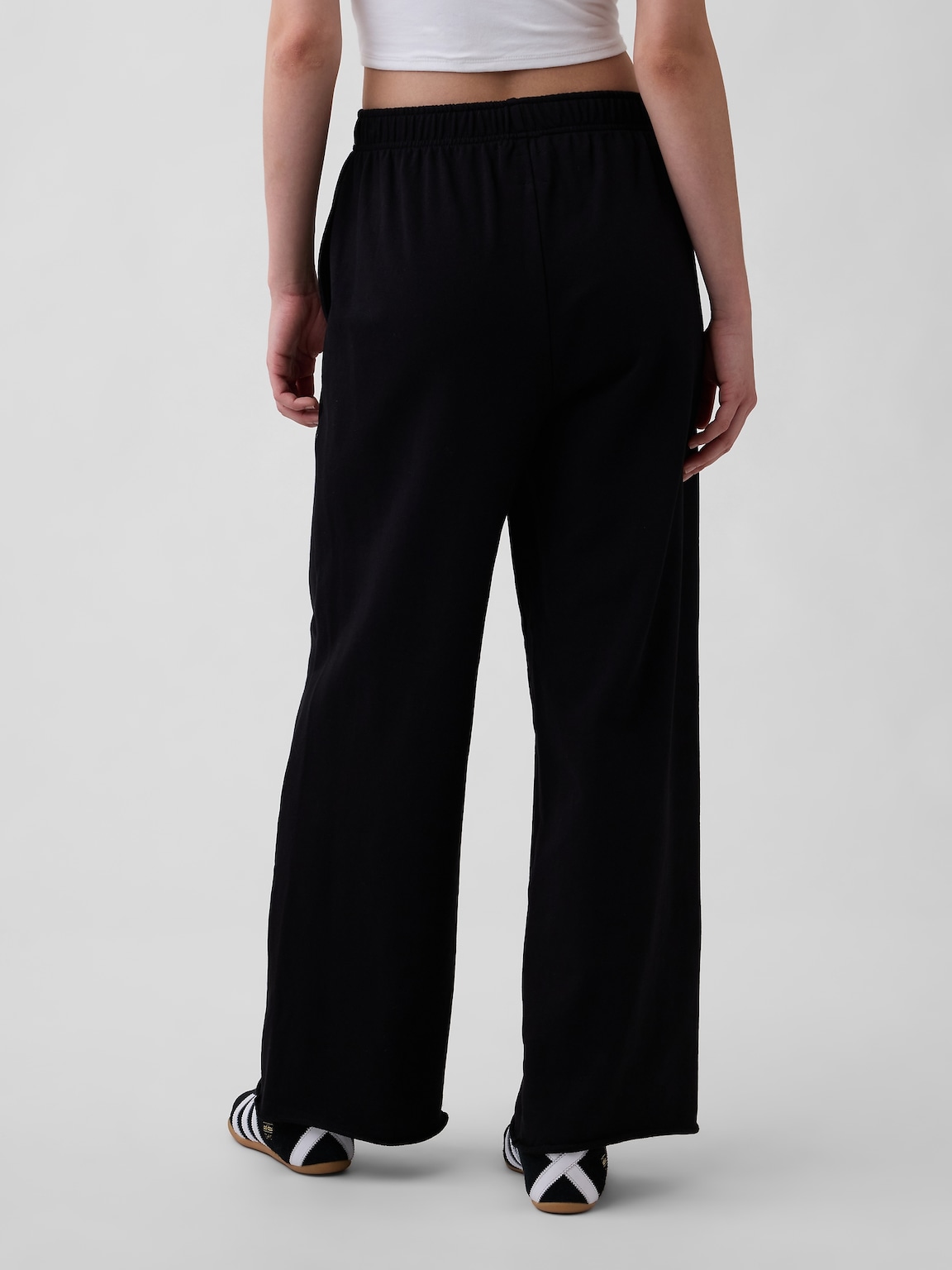 VintageSoft Terry Wide-Leg Sweatpants