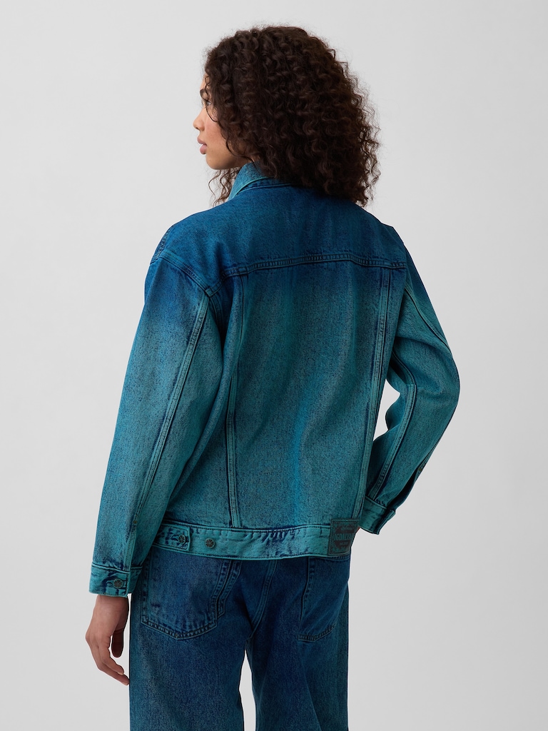 Gap × HFR Oversized Icon Denim Jacket by IGDALYAH