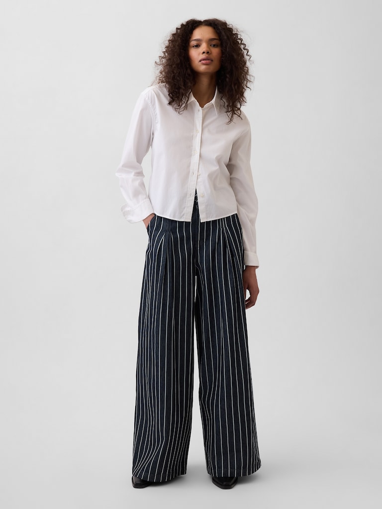Gap × HFR Extra High Rise Stripe Denim Trousers by LaTouché