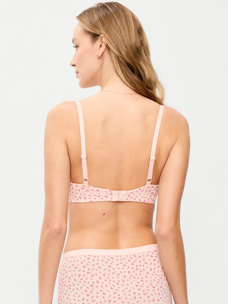 Everyday Cotton Triangle Bralette