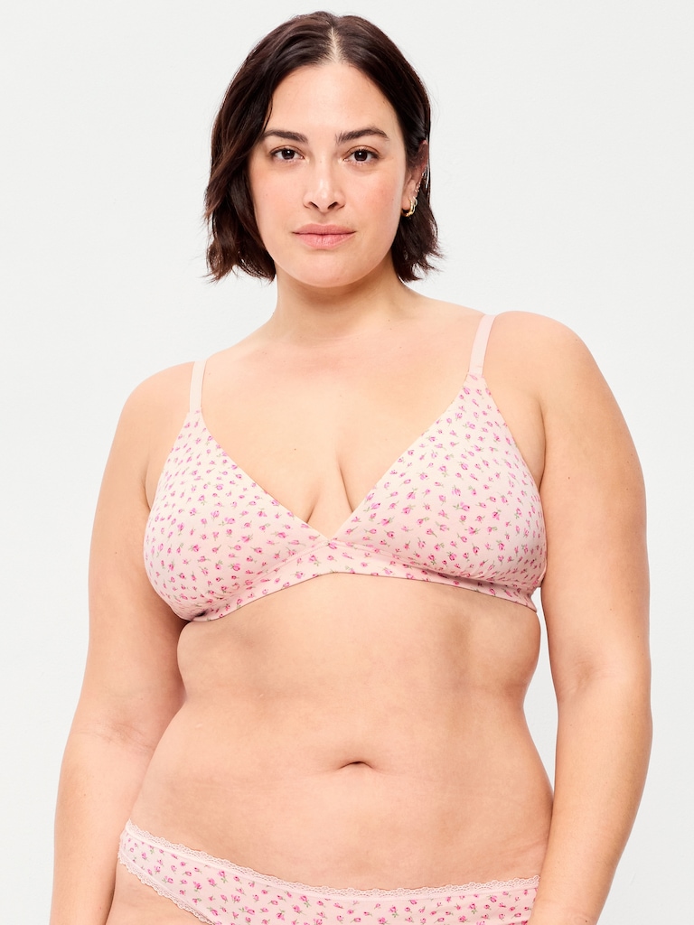 Everyday Cotton Triangle Bralette