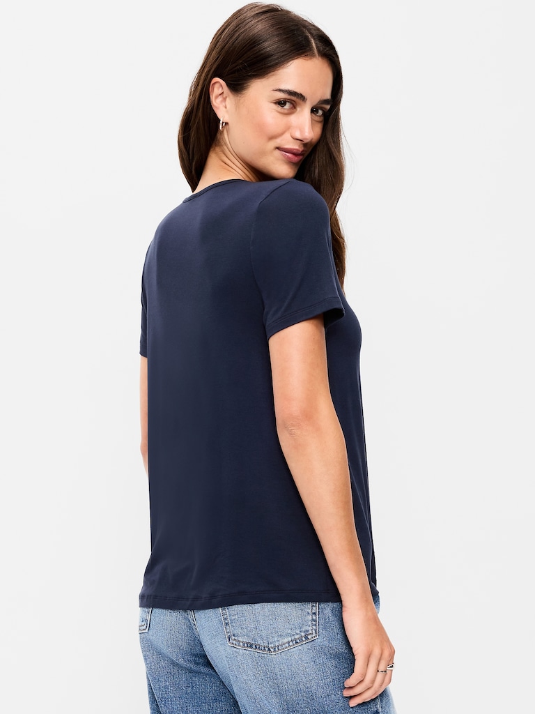 Luxe V-Neck T-Shirt