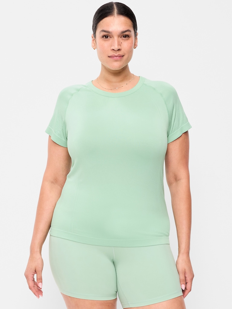 Fluid Seamless Fitted T-Shirt