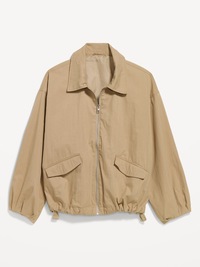 Full-Zip Harrington Jacket