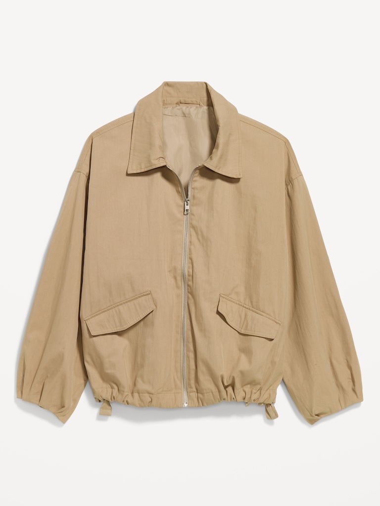 Full-Zip Harrington Jacket