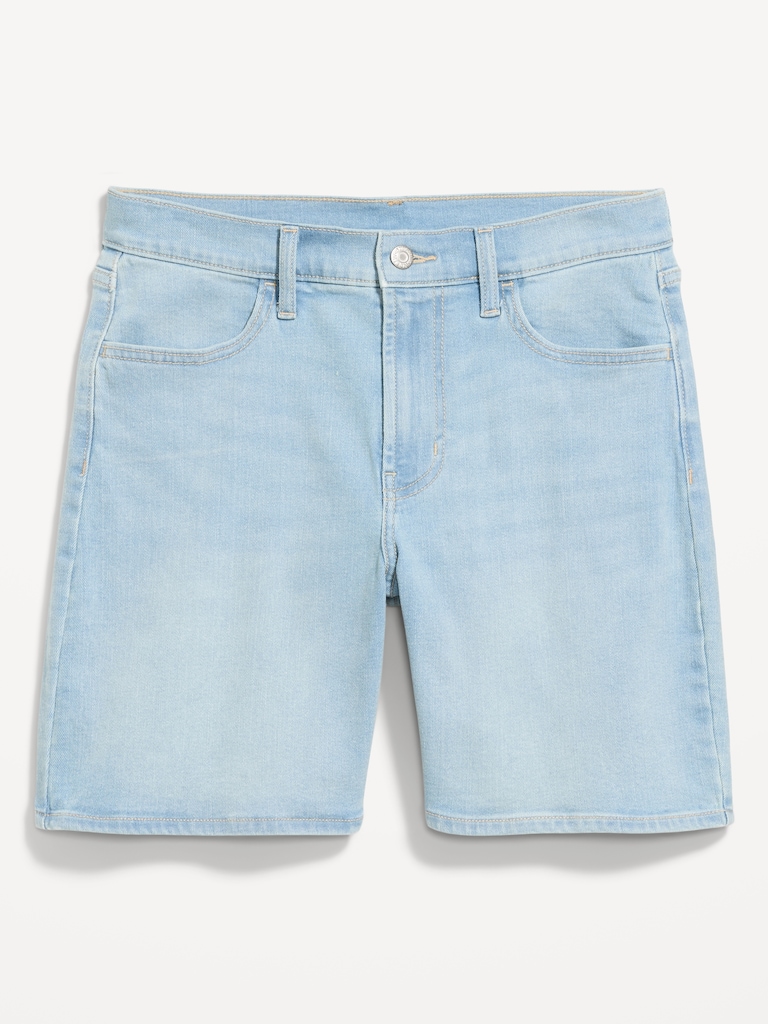 High-Waisted Wow Jean Shorts -- 7-inch inseam