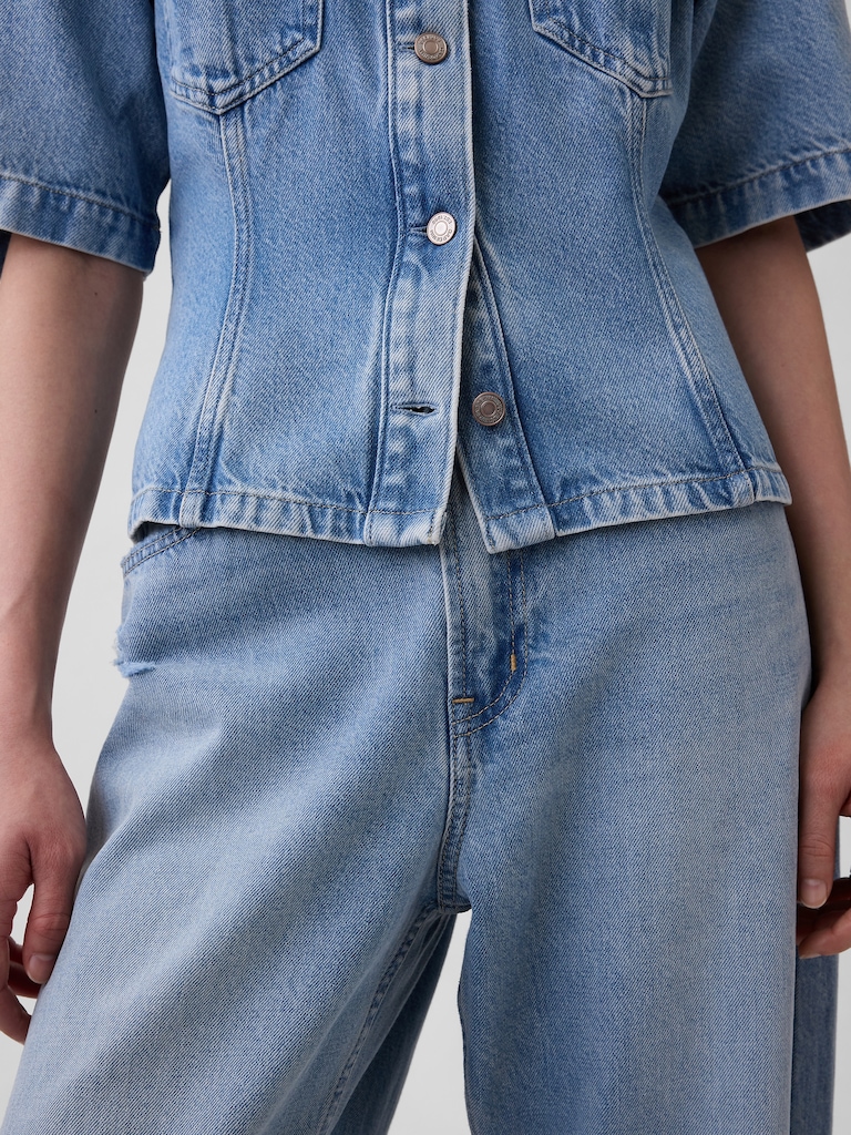 UltraSoft Denim Pocket Shirt