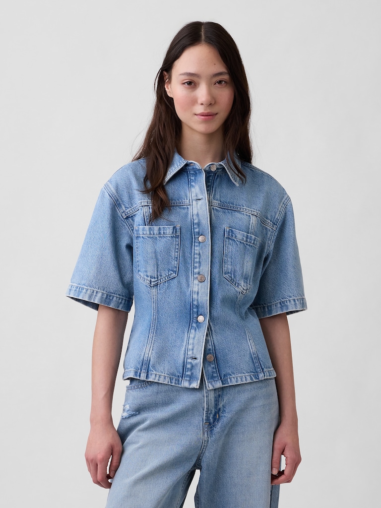 UltraSoft Denim Pocket Shirt