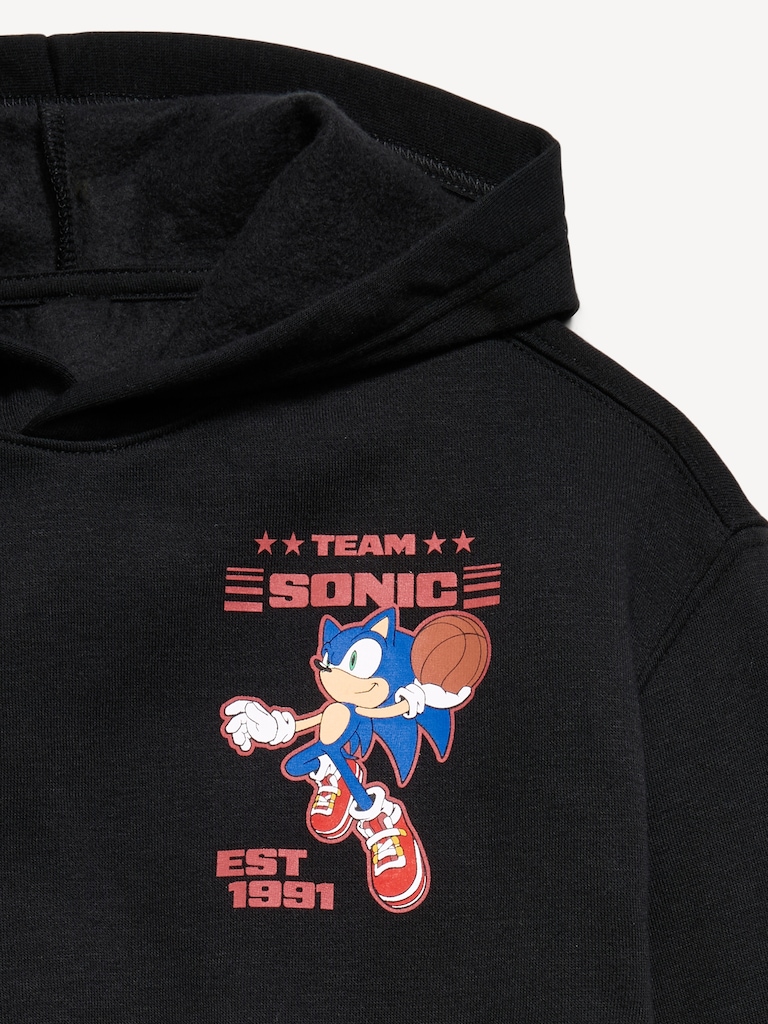 Sonic The Hedgehog™ Oversized Gender-Neutral Pullover Hoodie for Kids