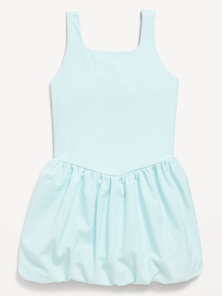 PowerSoft Sleeveless Bubble Athletic Dress for Girls