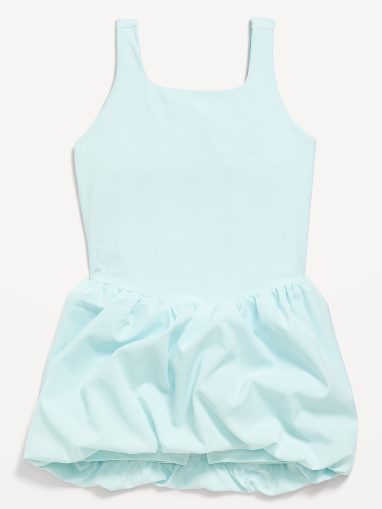 PowerSoft Sleeveless Bubble Athletic Dress for Girls