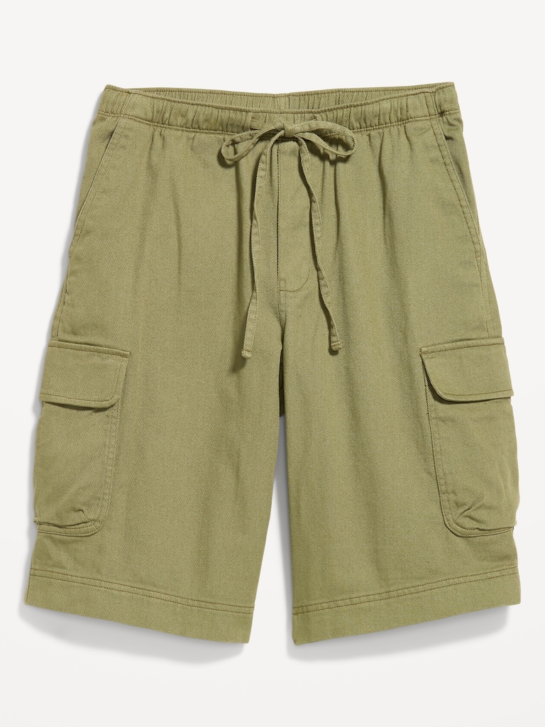 Mid-Rise Bermuda Cargo Shorts