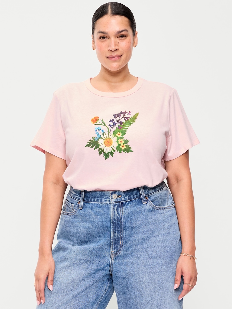 Crew-Neck Logo-Graphic T-Shirt