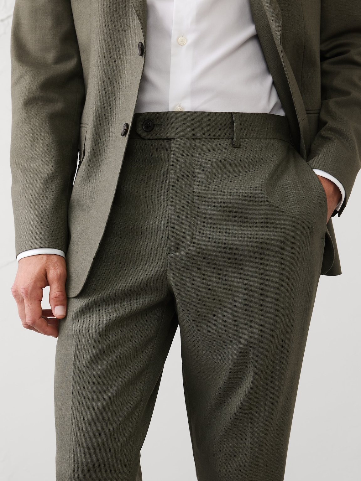 Sharkskin Suit Trouser