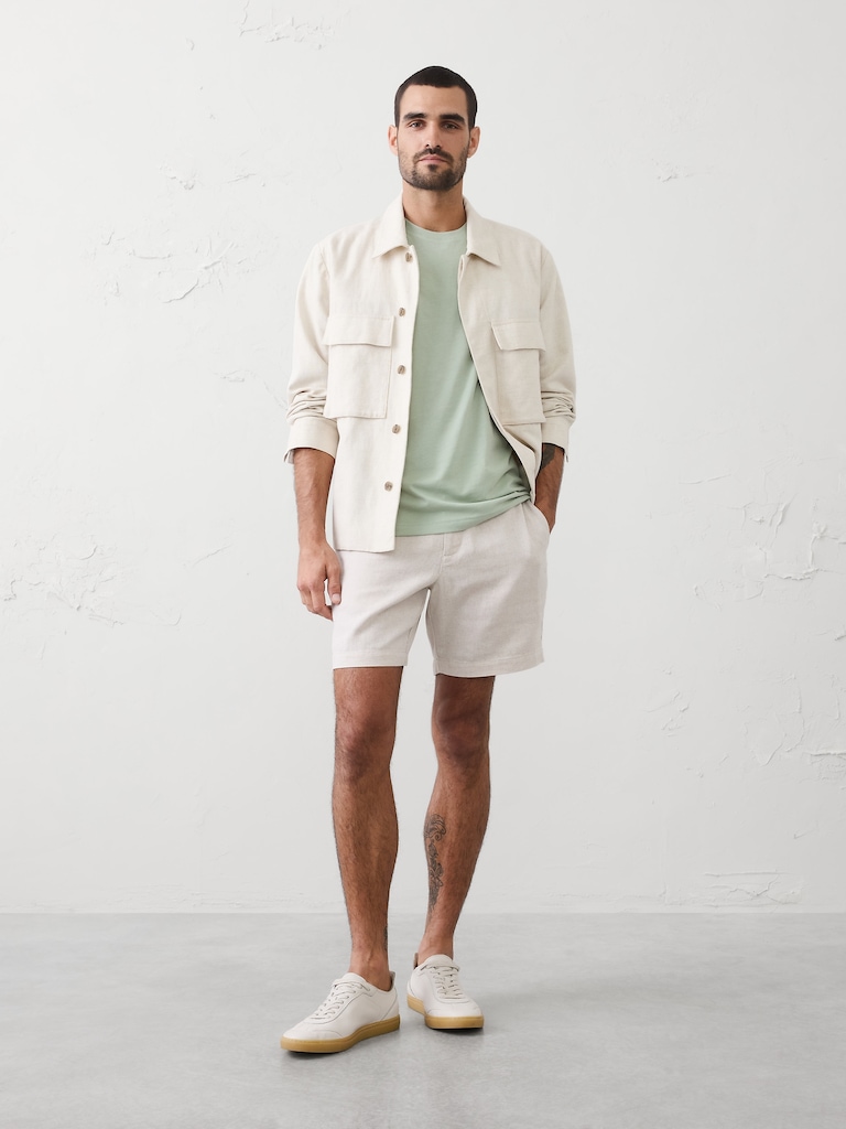 Standard-Fit Premium Wash Crew-Neck T-Shirt