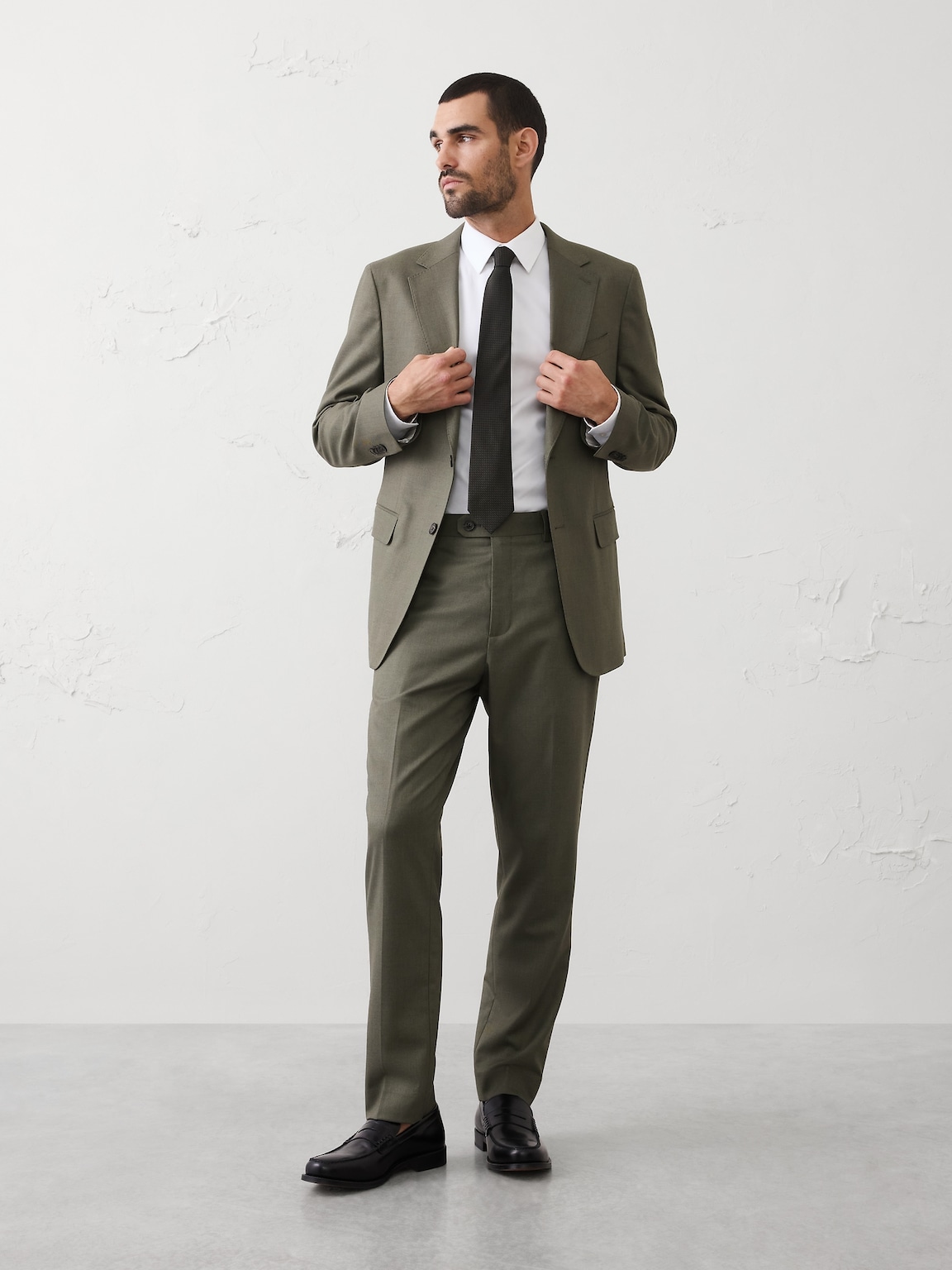 Sharkskin Suit Trouser