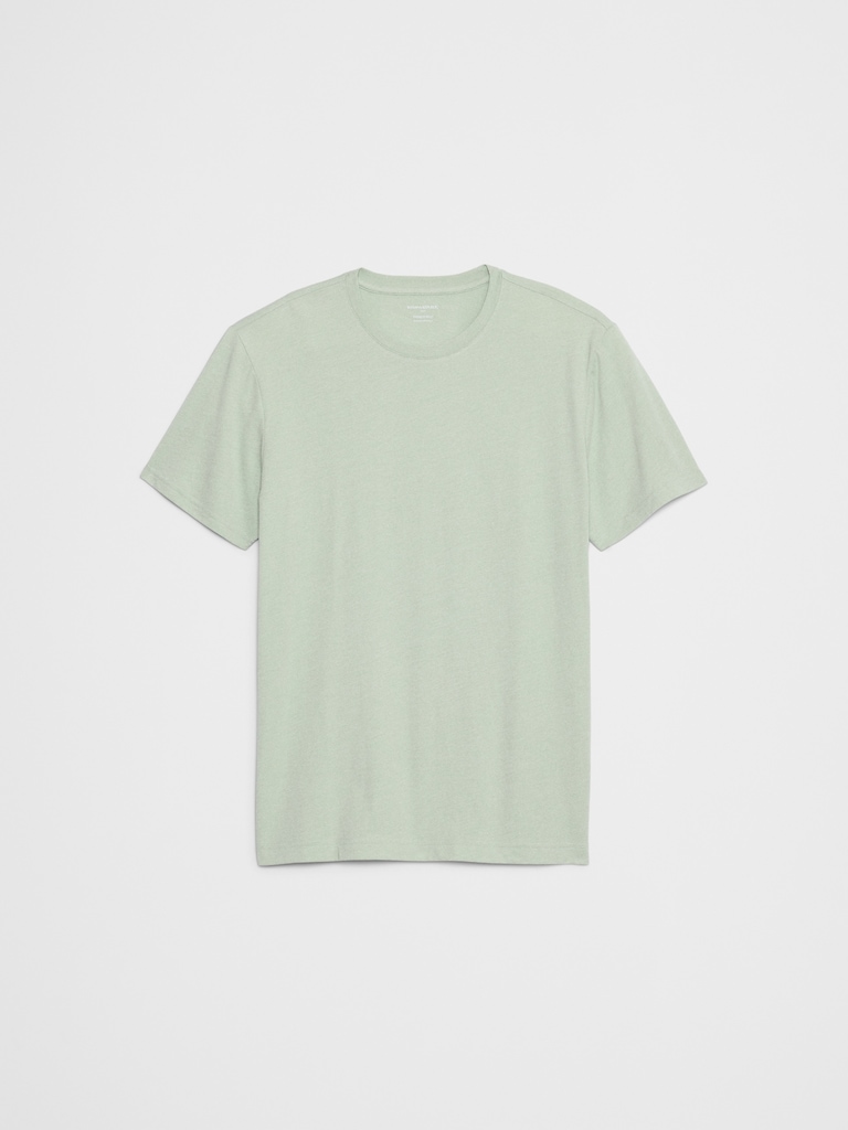 Standard-Fit Premium Wash Crew-Neck T-Shirt