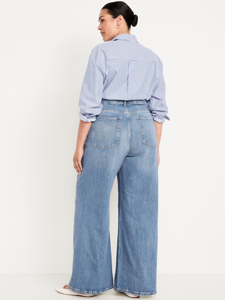 Extra High-Waisted Super Wide-Leg Jeans