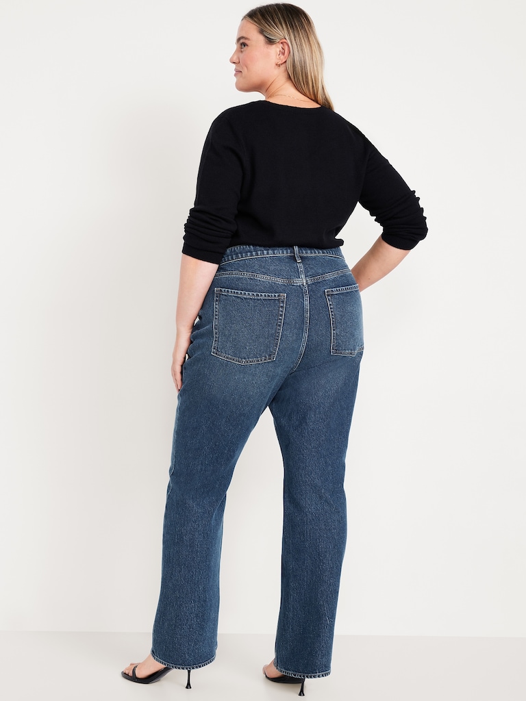 Extra High-Waisted Boot-Cut Jeans