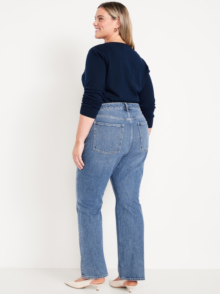 Extra High-Waisted Boot-Cut Jeans