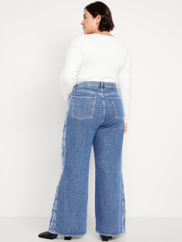 Extra High-Waisted Super Wide-Leg Jeans