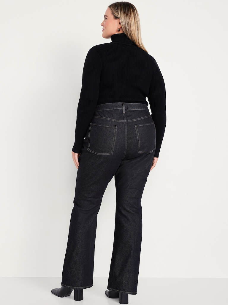 Extra High-Waisted Baby Boot-Cut Jeans
