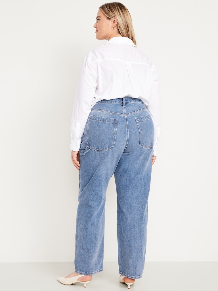 High-Waisted OG Loose Rigid Jeans
