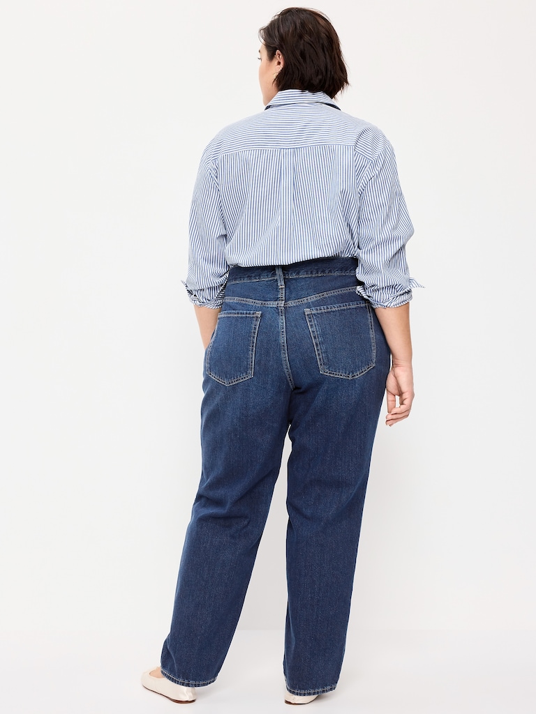 High-Waisted OG Loose Rigid Jeans