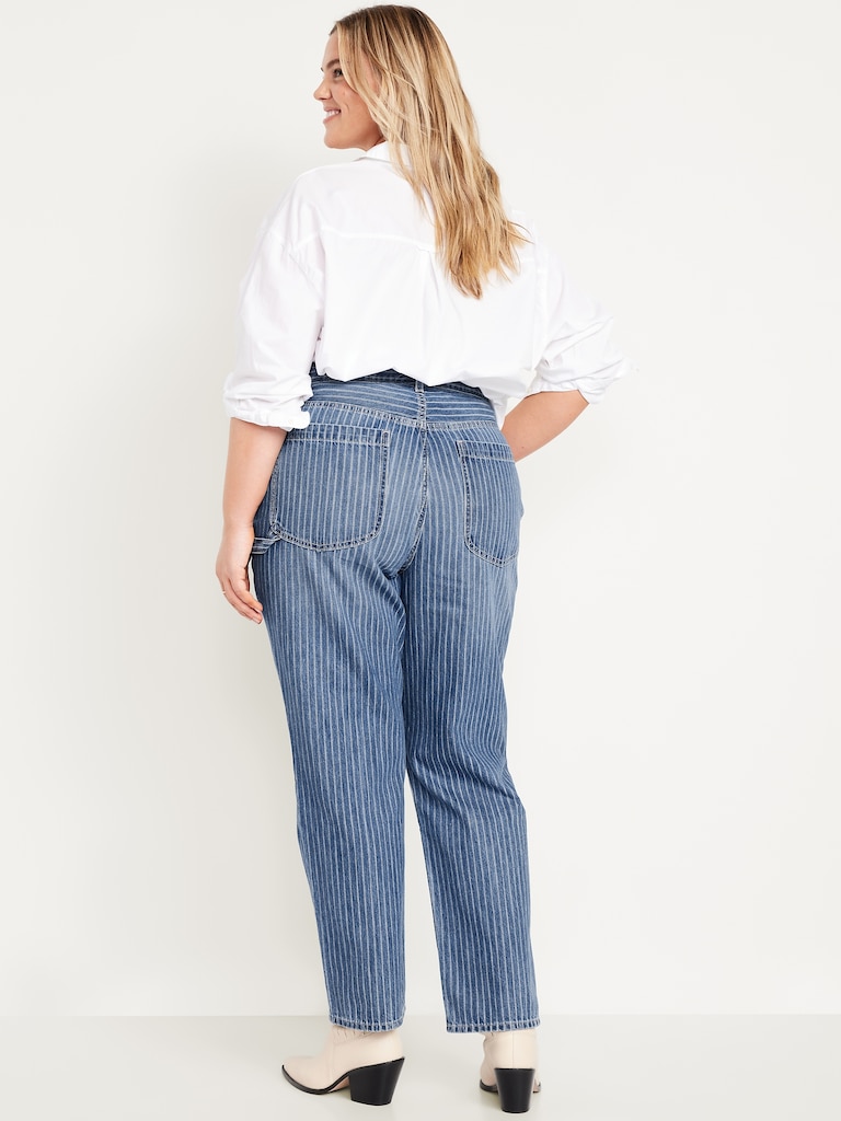 High-Waisted OG Loose Rigid Jeans