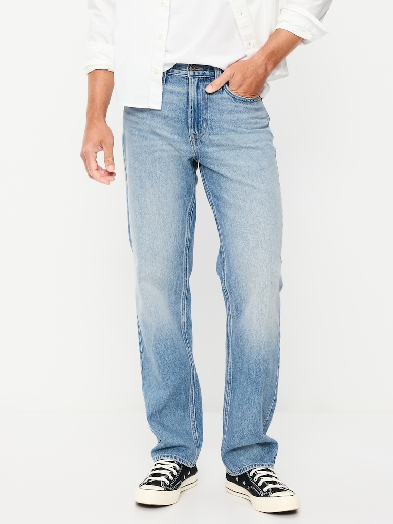 Structured Loose Non-Stretch Jeans