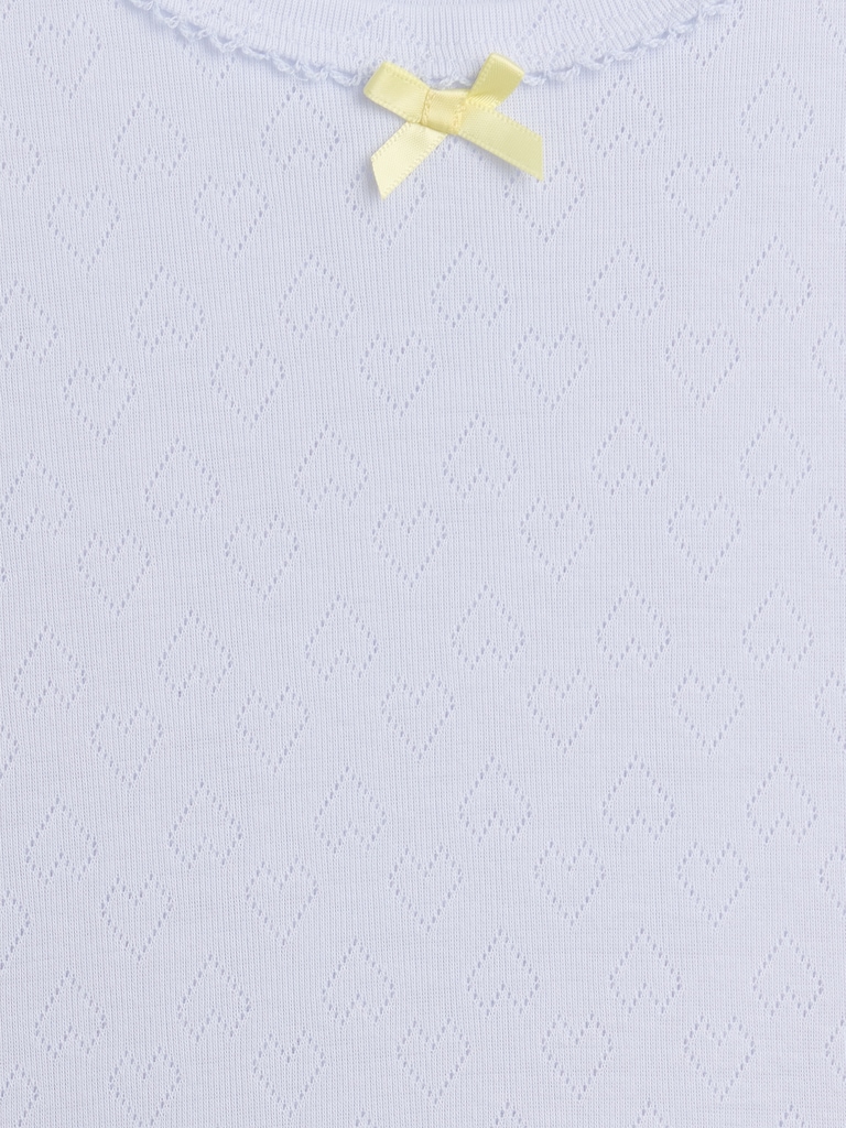 Kids Recycled Pointelle PJ T-Shirt