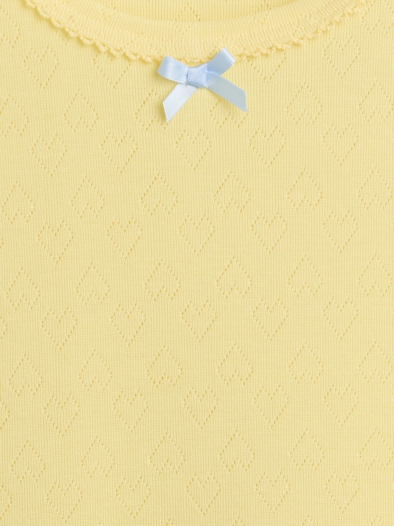 Kids Recycled Pointelle PJ T-Shirt